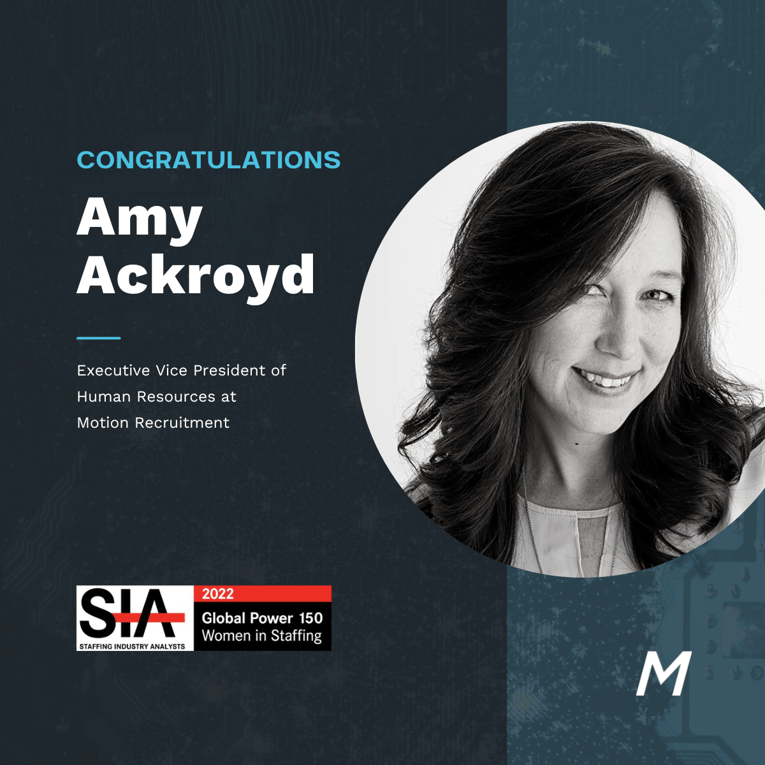 Motion Recruitment’s Amy Ackroyd Recognized in SIA’s Global Power 150